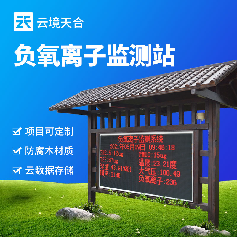 負氧離子監測站定義及介紹